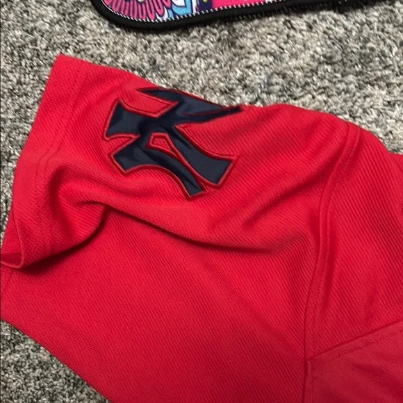 Nike Red and Navy Men's Jersey - Picture 9 of 9